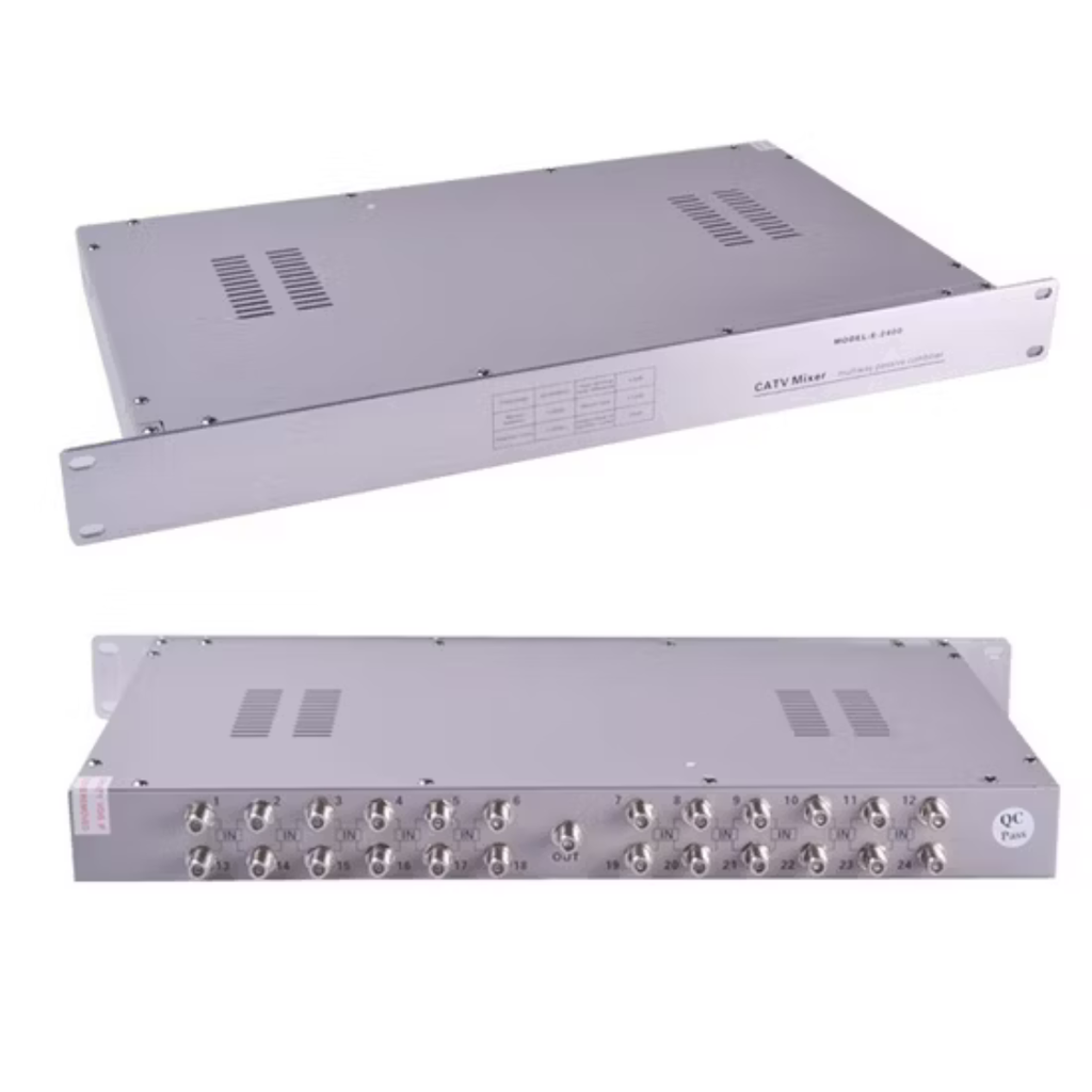 Combinador de 24 canales CATV Pasivo, Marca Thundersat | Teltec